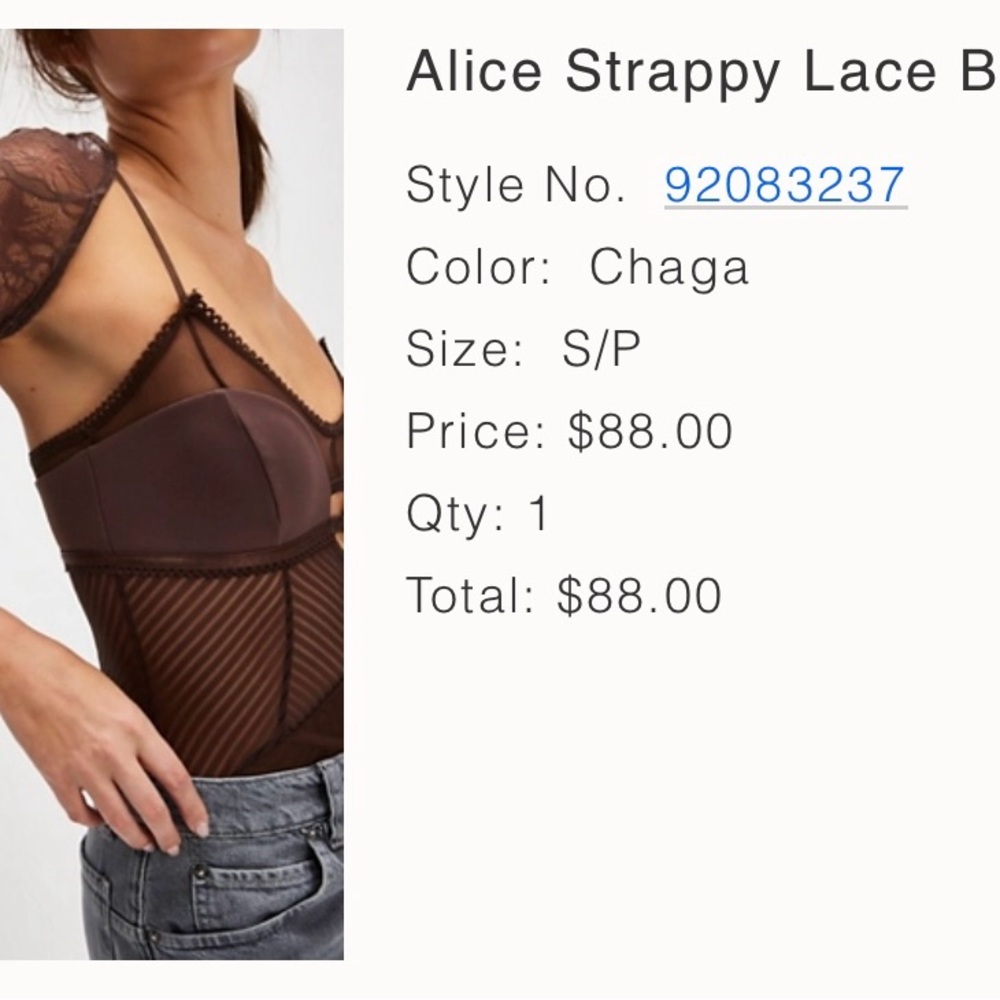 Alice Strappy Lace Bolero Free People - Picture 3 of 6